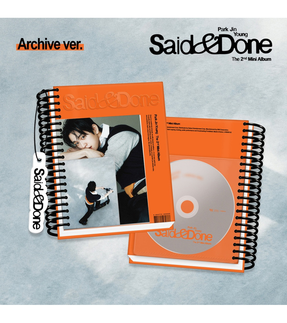 PARK JINYOUNG [GOT7] - SAID & DONE - ARCHIVE VER. (+SPECIAL GIFT) / Preorder