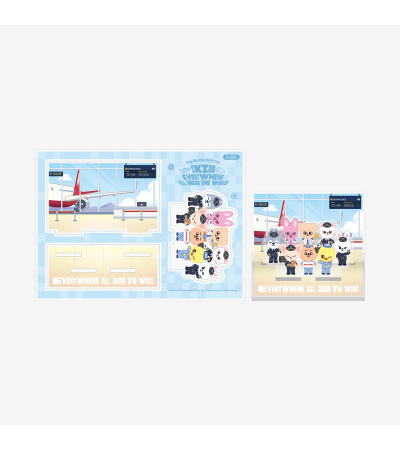 STRAY KIDS - SKZOO EVERYWHERE ALL AROUND THE WORLD - SKZOO ACRYLIC STAND SEOUL / Preorder