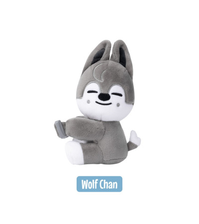 STRAY KIDS - SKZOO EVERYWHERE ALL AROUND THE WORLD - SKZOO STRAP PLUSH VER. WOLF CHAN (BANG CHAN) / Preorder