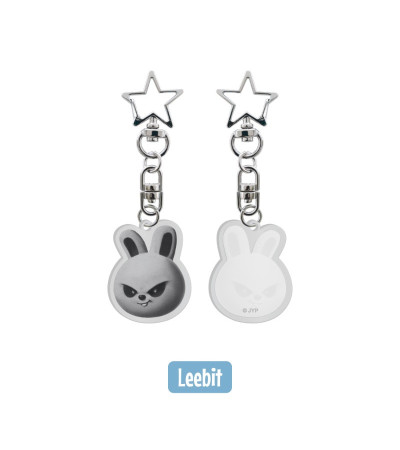 STRAY KIDS - SKZOO EVERYWHERE ALL AROUND THE WORLD - SKZOO ACRYLIC KEYRING VER. LEEBIT (LEE KNOW) / Preorder