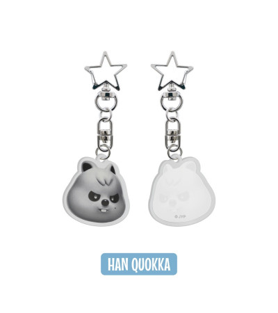 STRAY KIDS - SKZOO EVERYWHERE ALL AROUND THE WORLD - SKZOO ACRYLIC KEYRING VER. HAN QUOKKA (HAN) / Preorder
