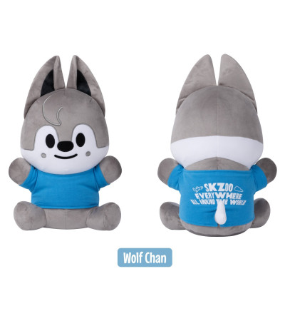 STRAY KIDS - SKZOO EVERYWHERE ALL AROUND THE WORLD - SKZOO PLUSH HUG ME VER. WOLF CHAN (BANG CHAN) / Preorder