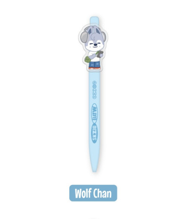 STRAY KIDS - SKZOO EVERYWHERE ALL AROUND THE WORLD - ACRYLIC GEL PEN VER. WOLF CHAN (BANG CHAN / Preorder