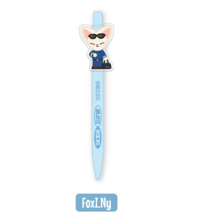 STRAY KIDS - SKZOO EVERYWHERE ALL AROUND THE WORLD - ACRYLIC GEL PEN VER. FOXI.NY (I.N) / Preorder