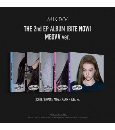 MEOVV - BITE NOW - MEOVV VER. (+MAKESTAR SPECIAL GIFT) / Preorder