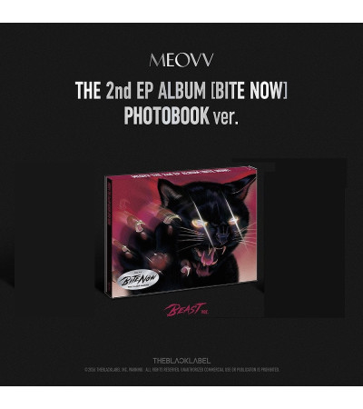 MEOVV - BITE NOW - PHOTOBOOK VER. BEAST (+MAKESTAR SPECIAL GIFT) / Preorder