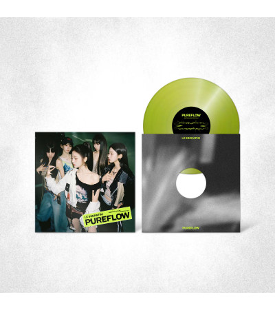 LE SSERAFIM - PUREFLOW PT.1 - VINYL VER. ELECTRIC YELLOW GLITTER / Preorder