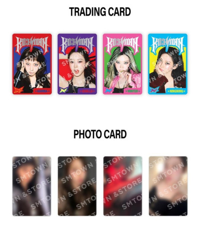 ZESTAW KART: AESPA - RICH MAN - POP-UP OFFICIAL TRADING CARD SET VER. A