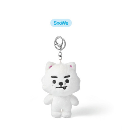 ENHYPEN - OFFICIAL MD [ENCHIN] - PLUSH KEYRING VER. SNOWE / Preorder