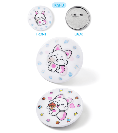 ENHYPEN - OFFICIAL MD [ENCHIN] - LENTICULAR CAN BADGE VER. KISHU / Preorder