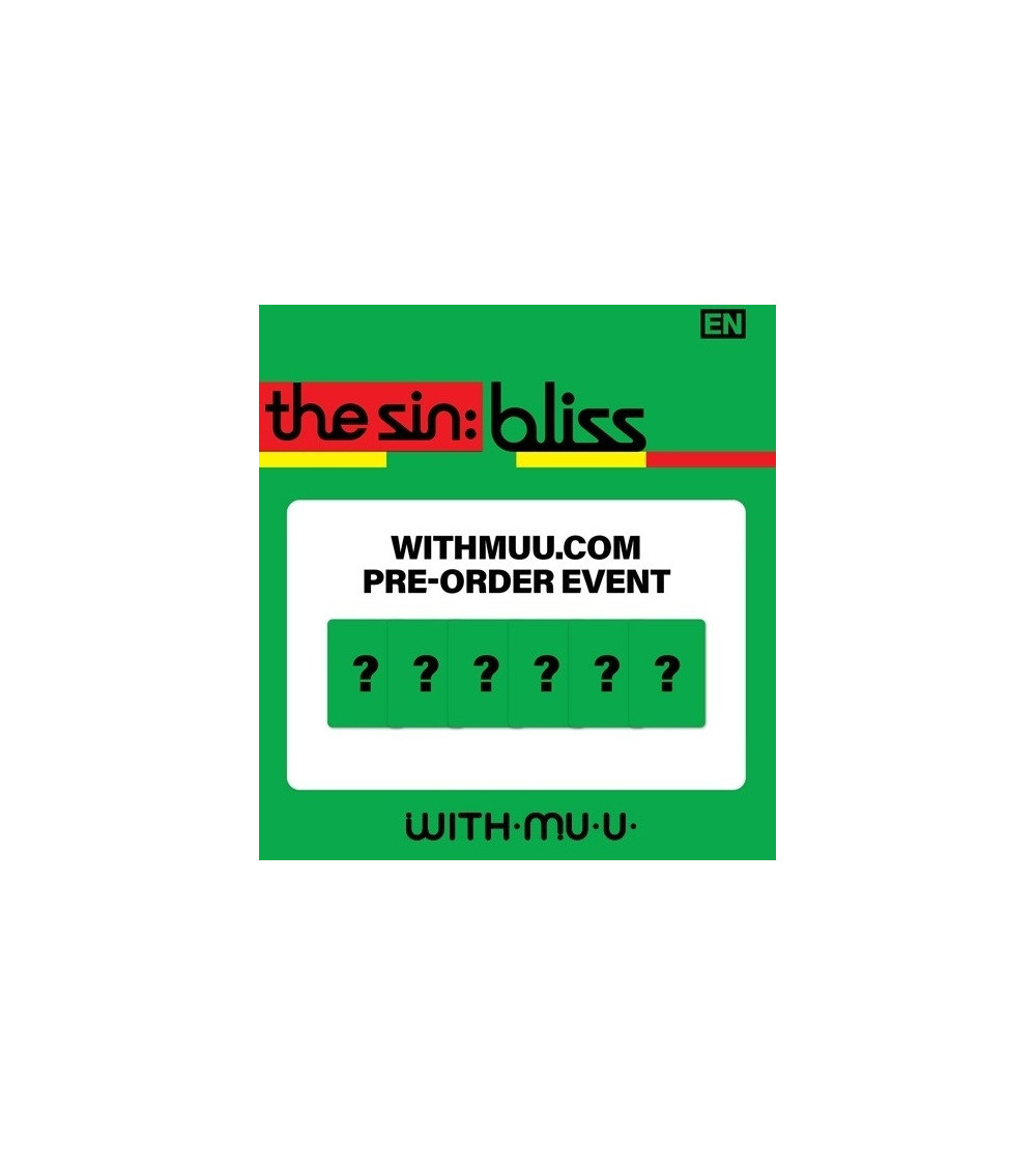 ENHYPEN - THE SIN BLISS - TAKE 4 VER. (+WITHMUU SPECIAL GIFT