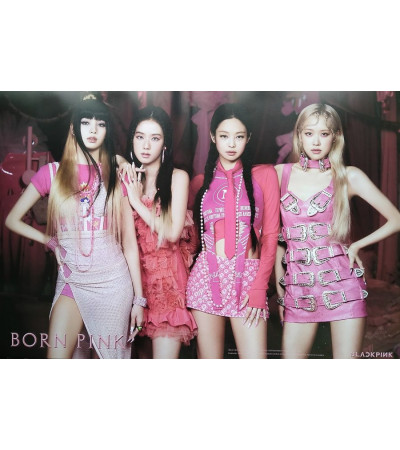 PLAKAT: BLACKPINK - BORN PINK - PINK VER.