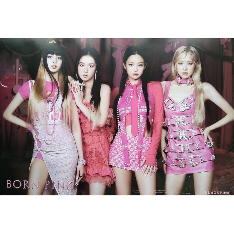 PLAKAT: BLACKPINK - BORN PINK - PINK VER.