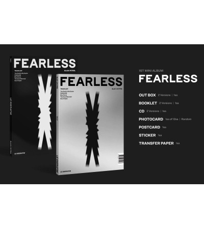 LE SSERAFIM - FEARLESS - BLACK PETROL VER.