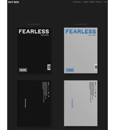 LE SSERAFIM - FEARLESS - BLACK PETROL VER.