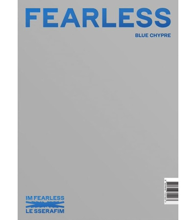 LE SSERAFIM - FEARLESS - BLUE CHYPRE VER.