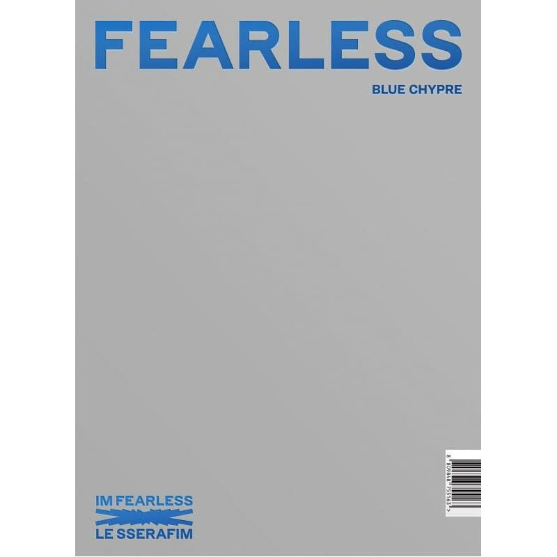 LE SSERAFIM - FEARLESS - BLUE CHYPRE VER.