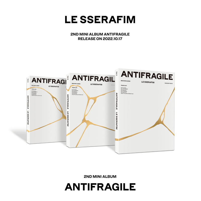 LE SSERAFIM - ANTIFRAGILE - IRIDESCENT OPAL VER.