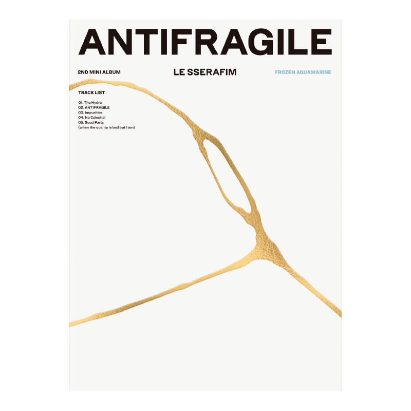 LE SSERAFIM - ANTIFRAGILE - FROZEN AQUAMARINE VER.