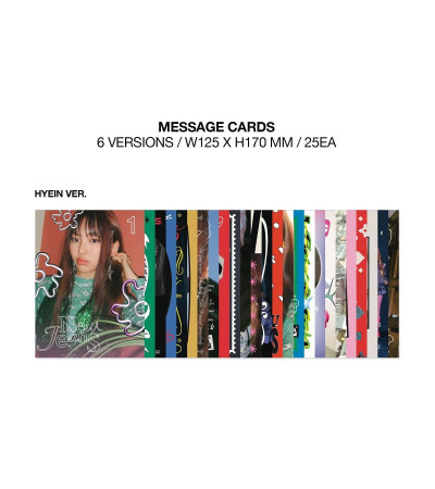 NEWJEANS - OMG - MESSAGE CARD HYEIN VER.