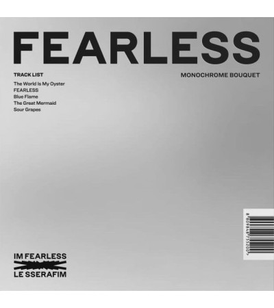 LE SSERAFIM - FEARLESS - MONOCHROME BOUQUET VER.