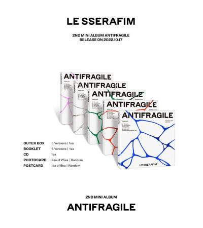 LE SSERAFIM - ANTIFRAGILE - COMPACT VER.