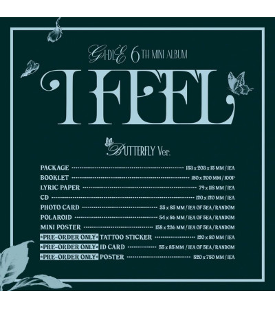 (G)I-DLE - I FEEL - BUTTERFLY VER.