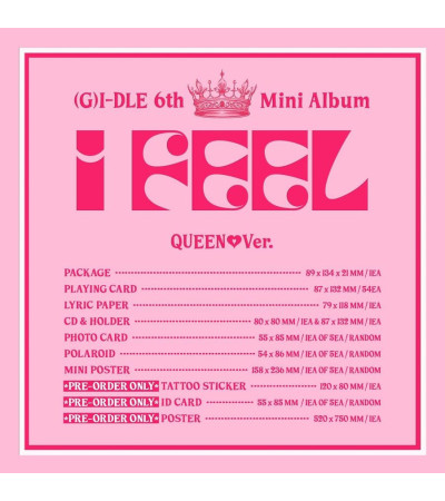 (G)I-DLE - I FEEL - QUEEN VER.