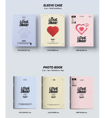 KEP1ER - LOVESTRUCK! - FIRST BLUSH VER.