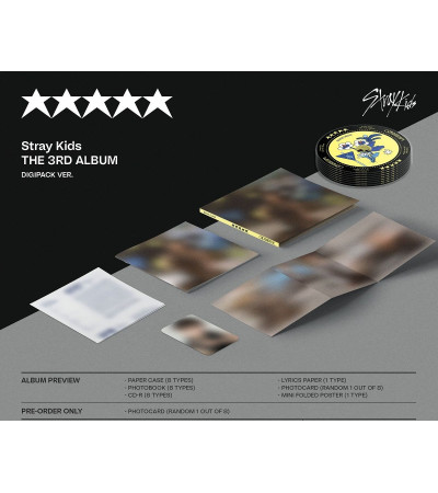 STRAY KIDS - ★★★★★ 5-STAR - DIGIPACK VER.