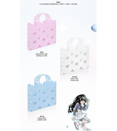 NEWJEANS - GET UP - BUNNY BEACH BAG WHITE VER. HYEIN