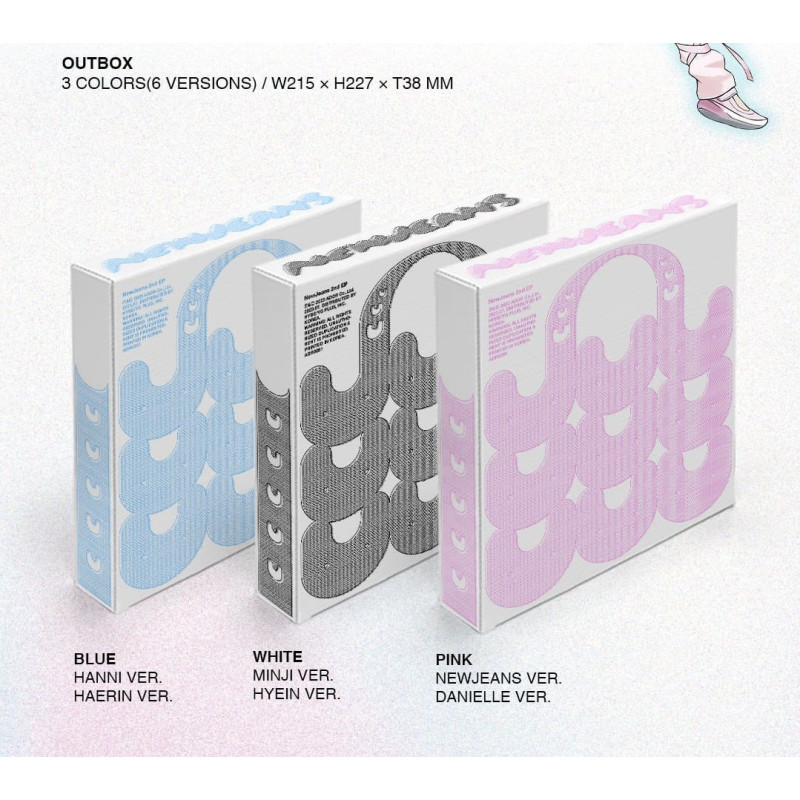 NEWJEANS - GET UP - BUNNY BEACH BAG WHITE VER. HYEIN