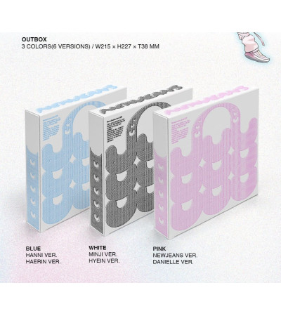 NEWJEANS - GET UP - BUNNY BEACH BAG PINK VER. NEWJEANS