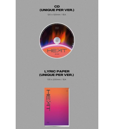 (G)I-DLE - HEAT - SLEEVE - BLAZE VER.