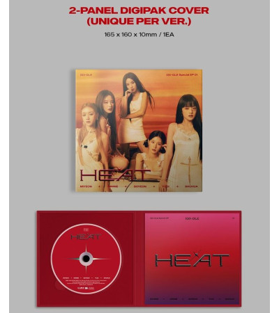 (G)I-DLE - HEAT - DIGIPAK GROUP VER.