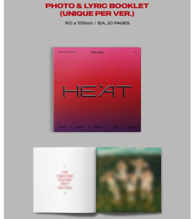 (G)I-DLE - HEAT - DIGIPAK GROUP VER.