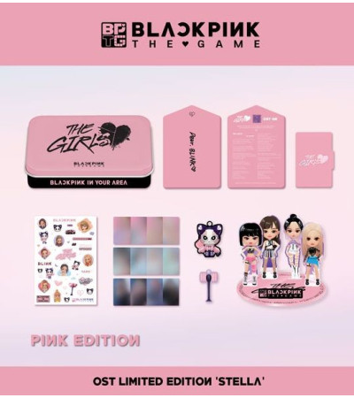 BLACKPINK - THE GAME OST / THE GIRLS - LIMITED EDITION STELLA PINK VER