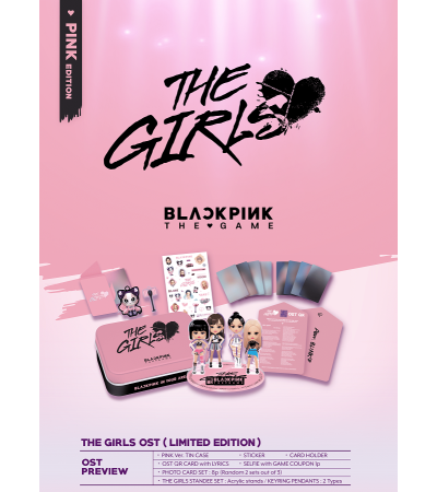 BLACKPINK - THE GAME OST / THE GIRLS - LIMITED EDITION STELLA PINK VER