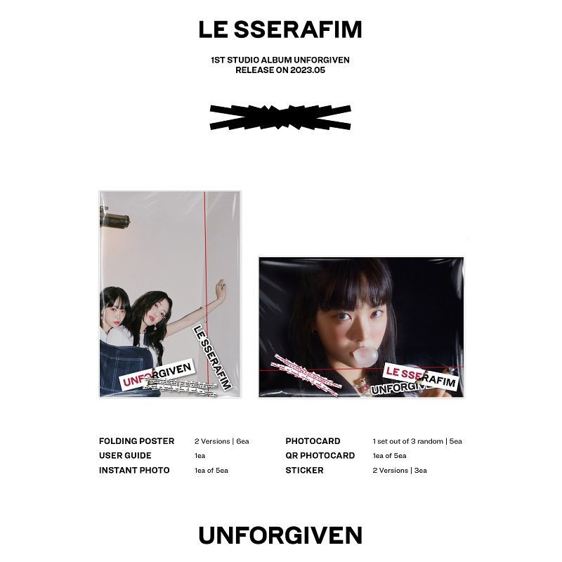 LE SSERAFIM - UNFORGIVEN - WEVERSE ALBUMS VER.