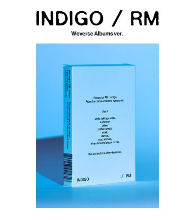 RM [BTS] - INDIGO (QR CODE) - POSTCARD EDITION WEVERSE ALBUMS VER.