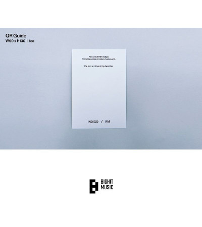 RM [BTS] - INDIGO (QR CODE) - POSTCARD EDITION WEVERSE ALBUMS VER.