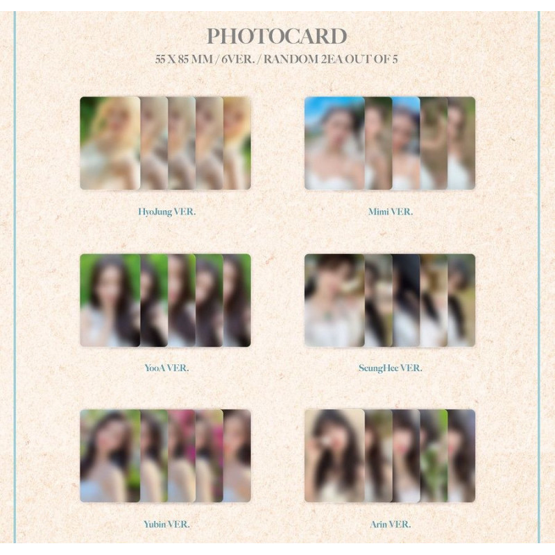 OHMYGIRL ユビン ビニ トレカ Golden Hourglass OH MY GIRL Yubin OH