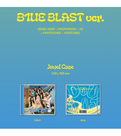 KEP1ER - DOUBLAST - JEWEL CASE BLUE BLAST VER.