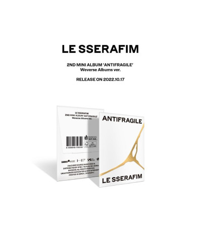 LE SSERAFIM - ANTIFRAGILE - WEVERSE ALBUMS VER.