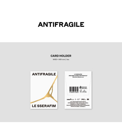 LE SSERAFIM - ANTIFRAGILE - WEVERSE ALBUMS VER.