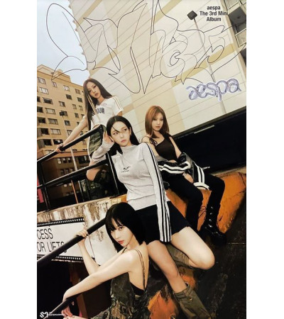 PLAKAT: AESPA - MY WORLD - POSTER VER. A