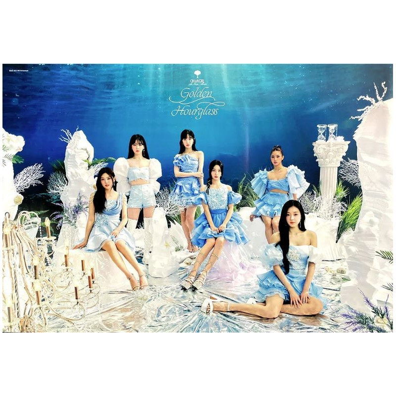 PLAKAT: OH MY GIRL - GOLDEN HOURGLASS - WAVE VER.