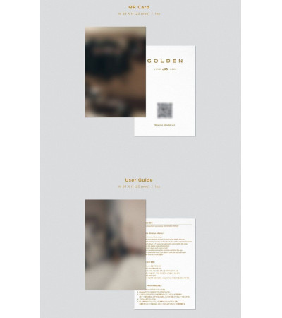 JUNG KOOK [BTS] - GOLDEN - WEVERSE ALBUMS VER.