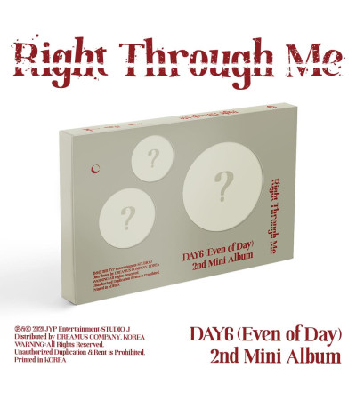 EVEN OF DAY [DAY6] - RIGHT THROUGH ME / na zamówienie