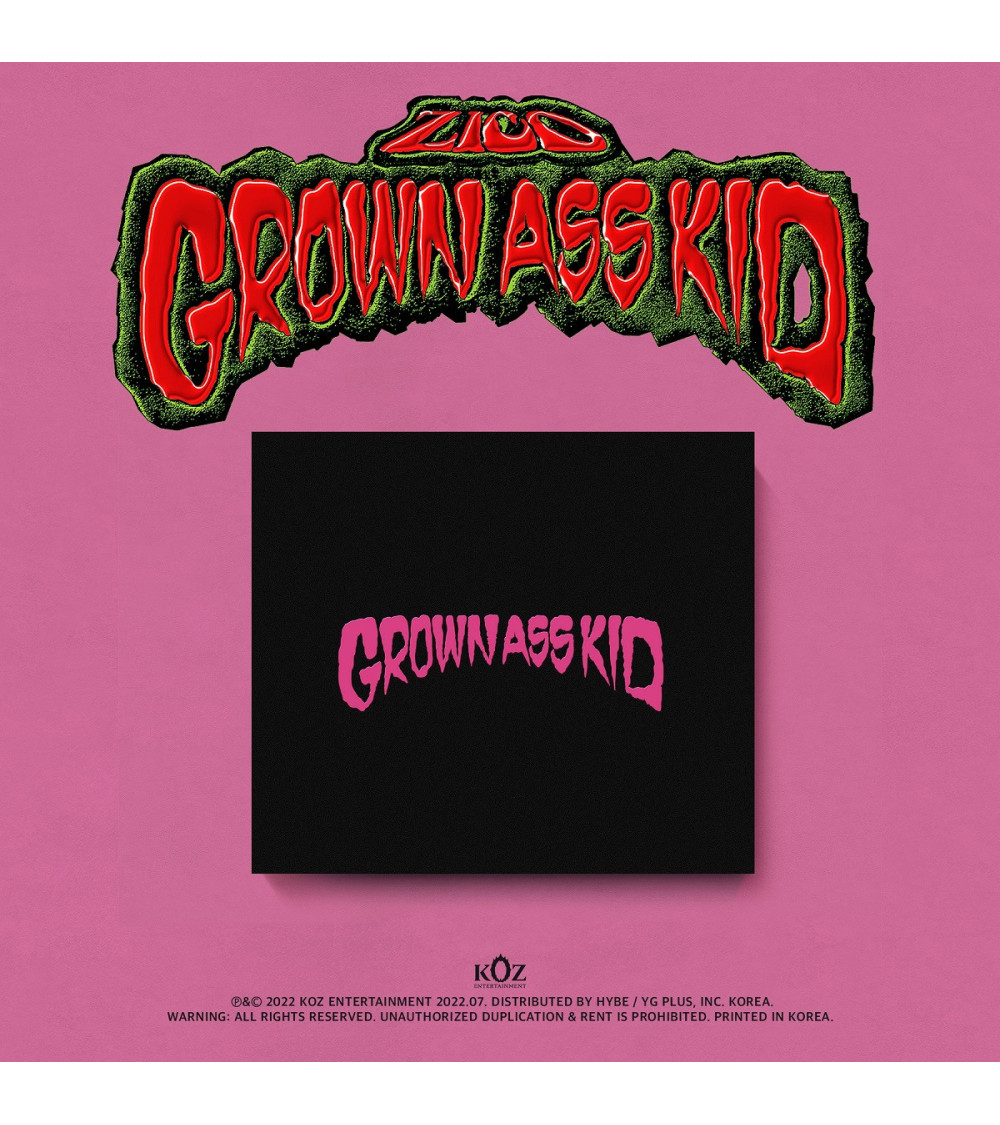 ZICO - GROWN ASS KID - JEWEL VER. / na zamówienie